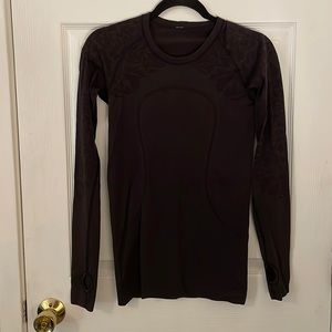 Black Cherry Lululemon Long Sleeve Swiftly